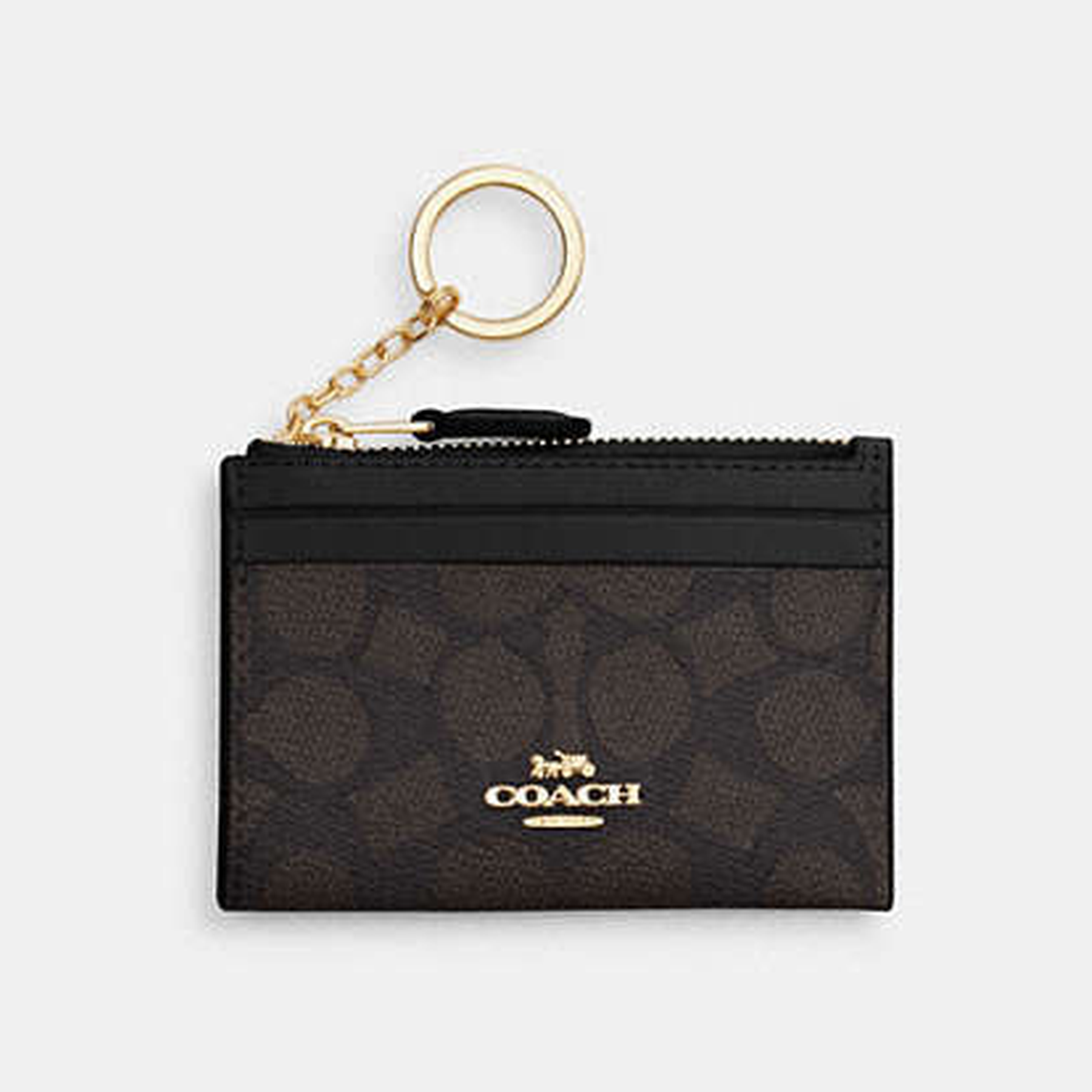 Mini Skinny Id Case In Signature Canvas