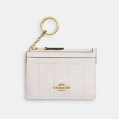 Mini Skinny Id Case With Quilting