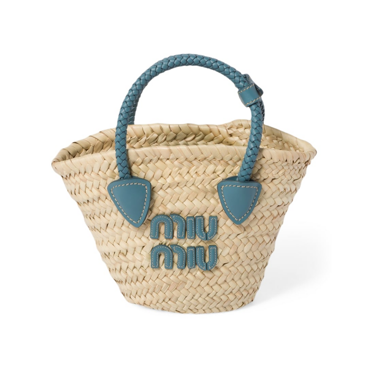Mini Straw Basket Tote Bag