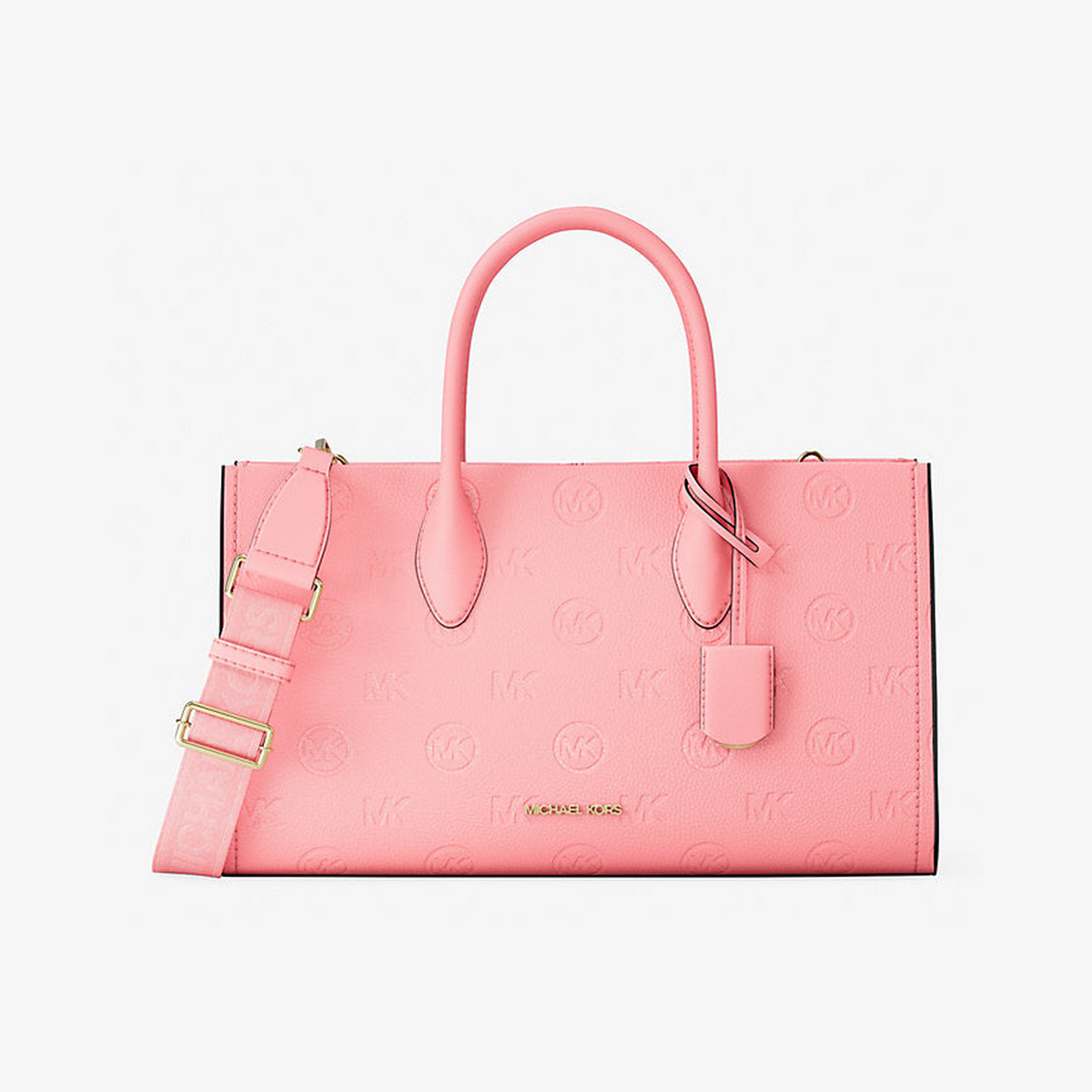 Mirella Medium Logo Debossed Satchel