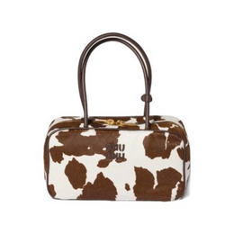 Miu Miu Beau leather tote bag