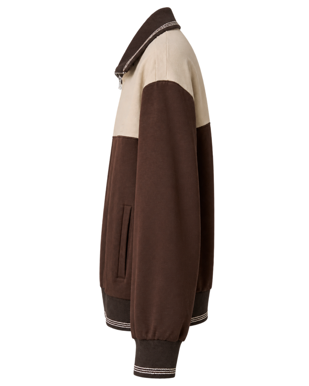 Miu Miu knitted-cuffs zip-front sweatshirt