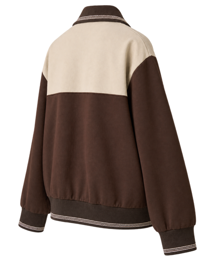 Miu Miu knitted-cuffs zip-front sweatshirt