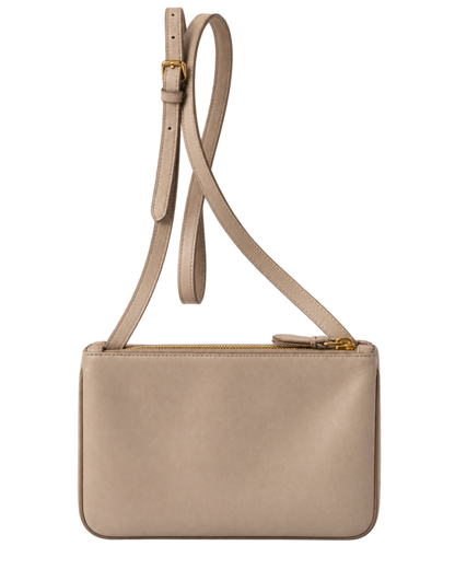 Miu Miu  leather pouch with embossed logo