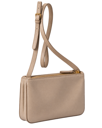 Miu Miu  leather pouch with embossed logo