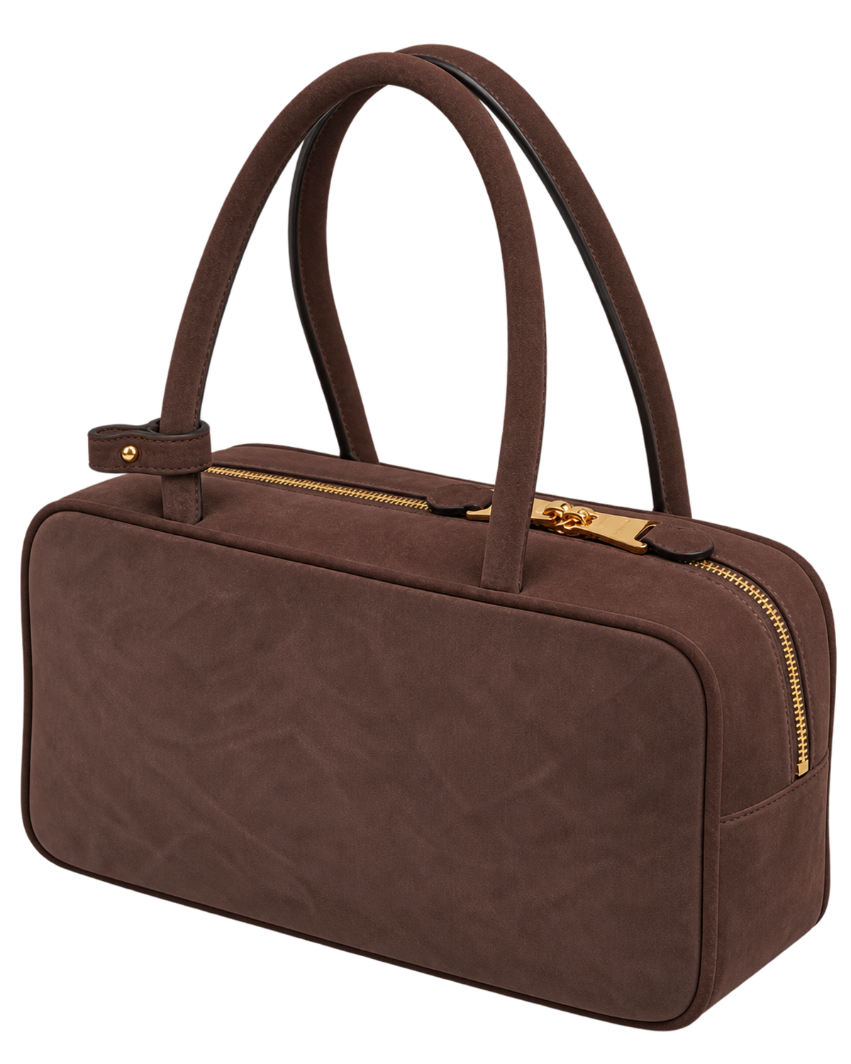 Miu Miu Suede Beau bag In Dark Brown