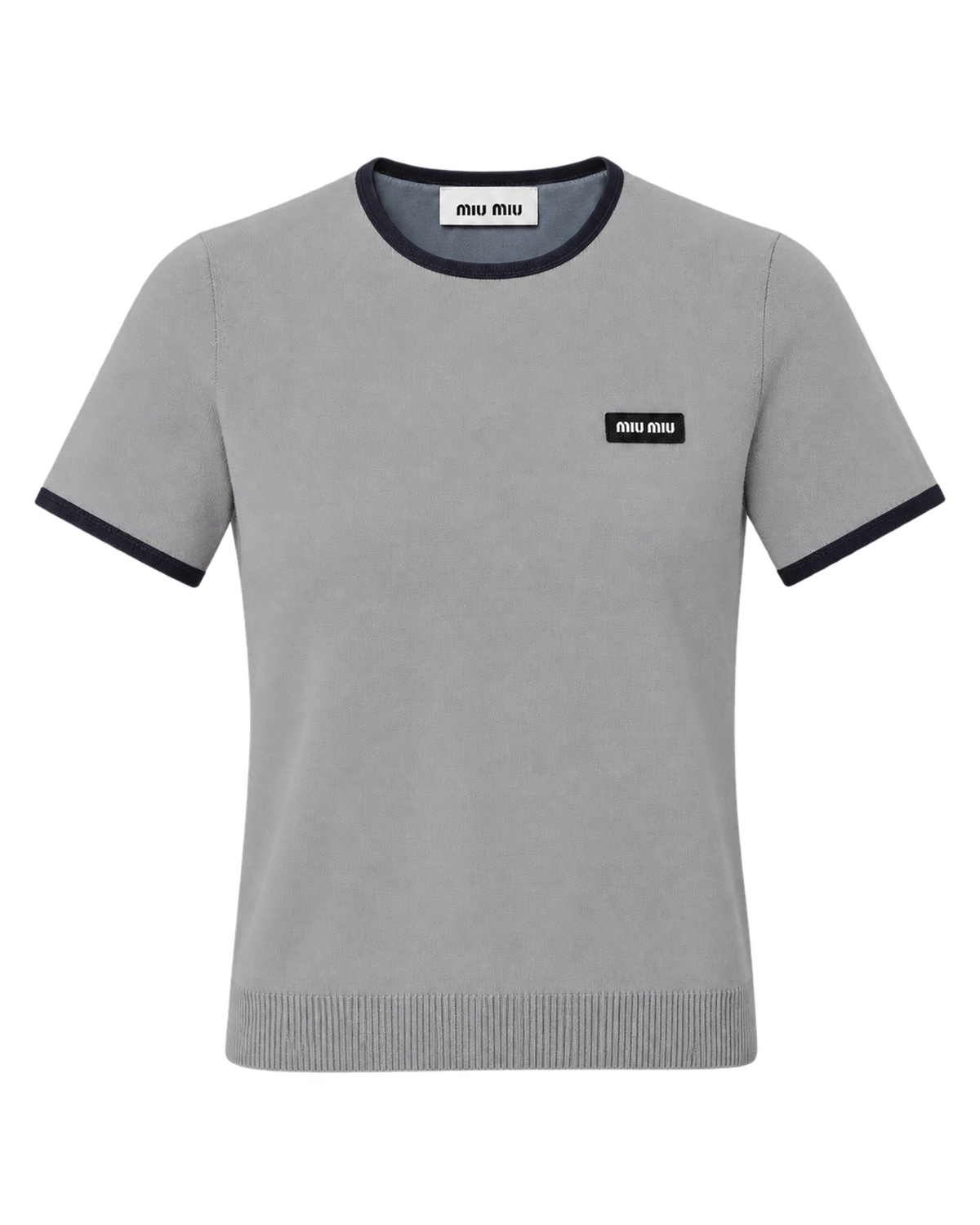 Miu Miu  Technical Yarn Crew-Neck Sweater