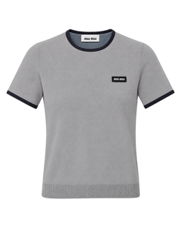 Miu Miu  Technical Yarn Crew-Neck Sweater