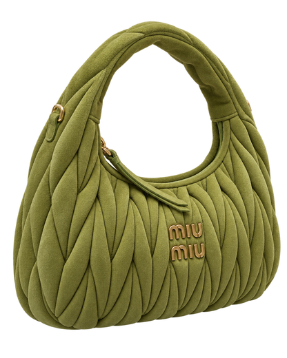 Miu Miu Wonder Hobo in Suede
