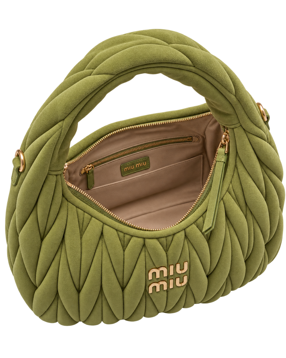 Miu Miu Wonder Hobo in Suede