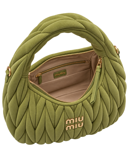 Miu Miu Wonder Hobo in Suede