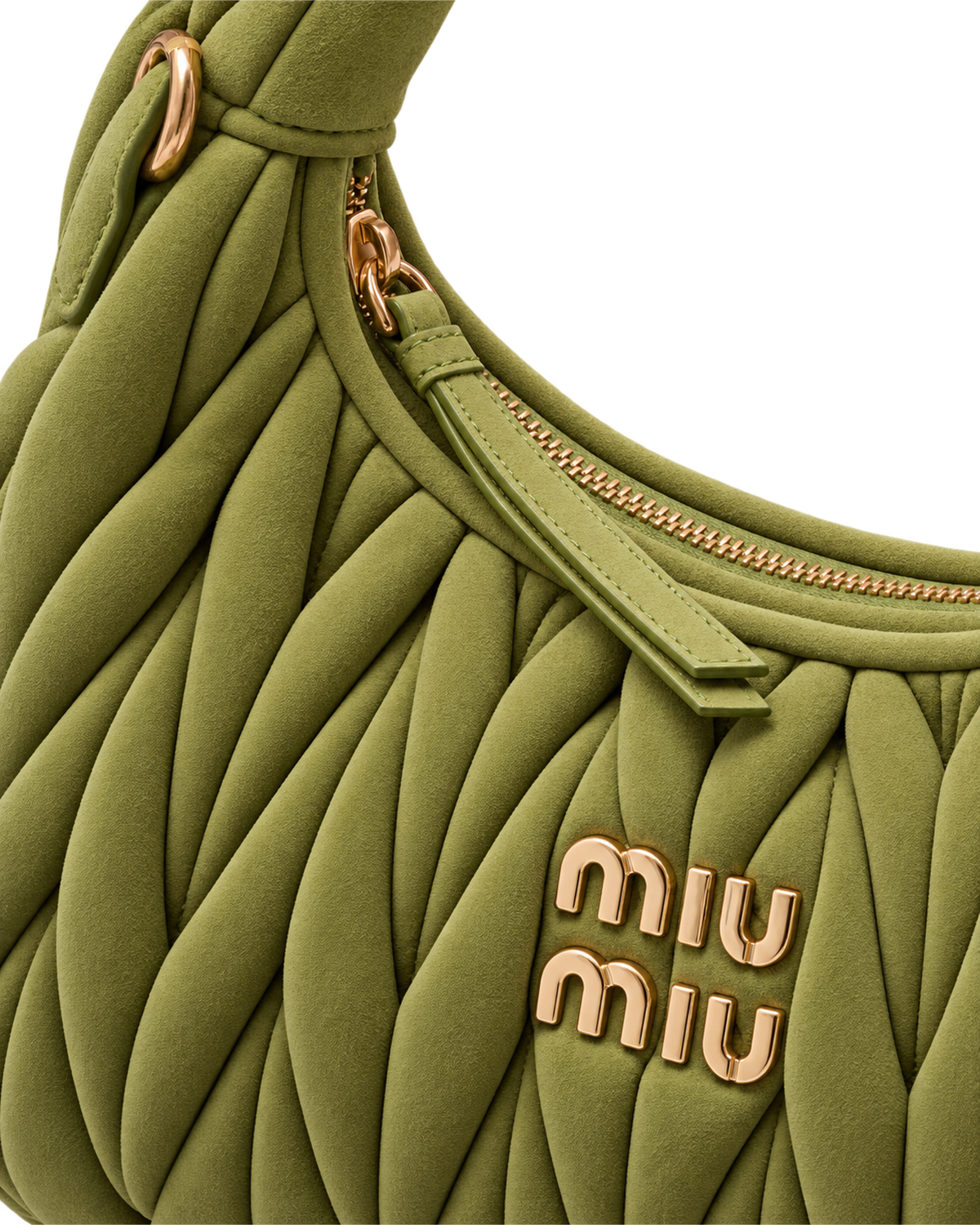 Miu Miu Wonder Hobo in Suede