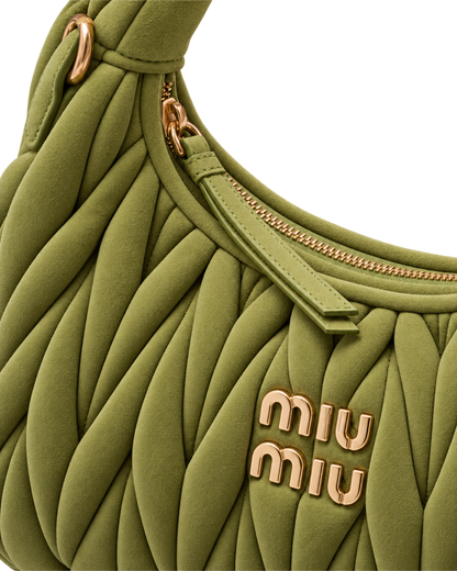 Miu Miu Wonder Hobo in Suede