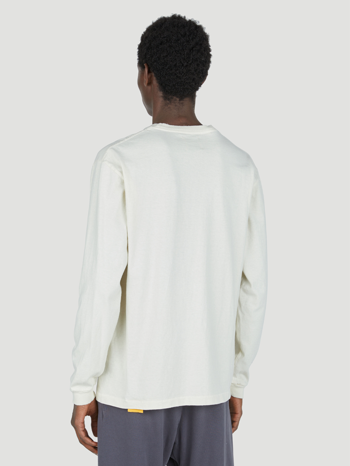 Gallery Dept Dept Logo Long-Sleeve T-Shirt in Cream