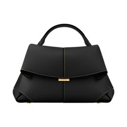 Mokki Edition Textured Black with Ecru Stitching