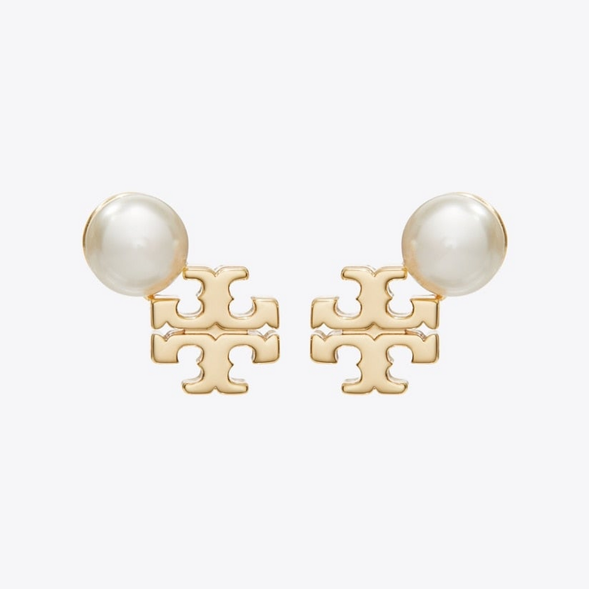 Moondance Logo and Pearl Stud Earrings