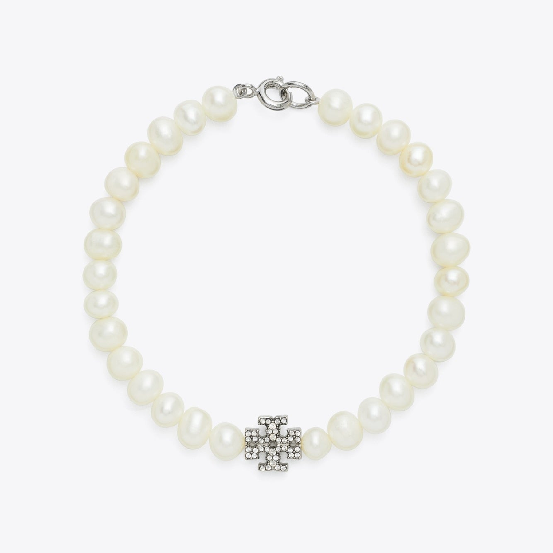 Moondance Pearl and Pavé Bracelet