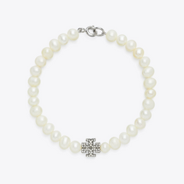 Moondance Pearl and Pavé Bracelet