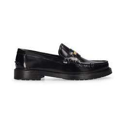 Moschino 25mm Moschino College leather loafers