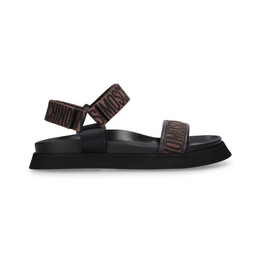 Moschino 40mm Logo jacquard flat sandals