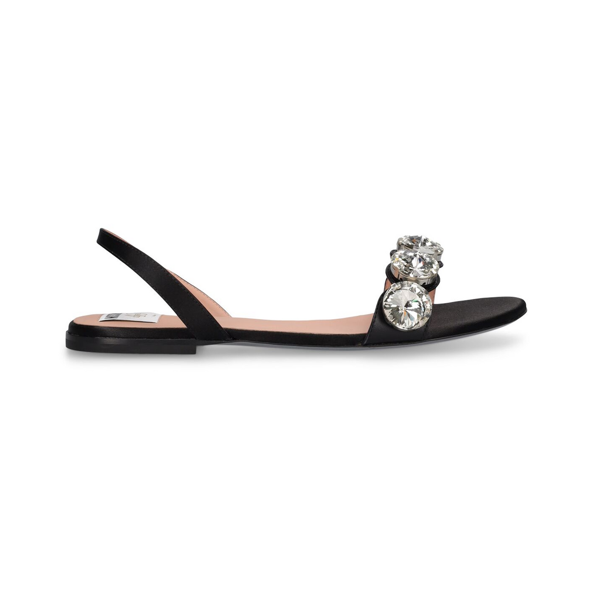 Moschino 5mm Satin flat sandals