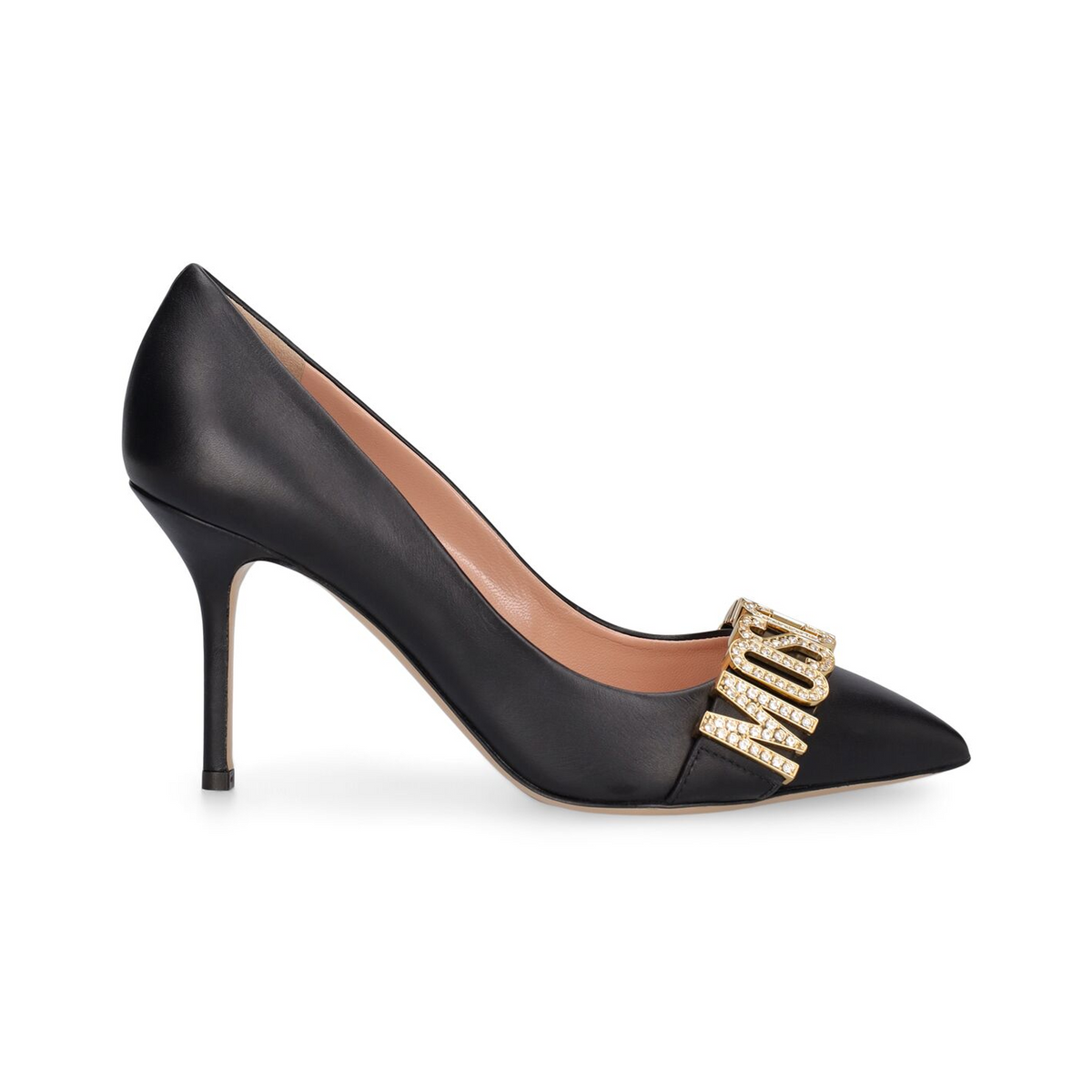 Moschino 85mm Leather high heels