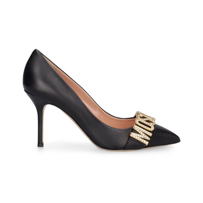 Moschino 85mm Leather high heels