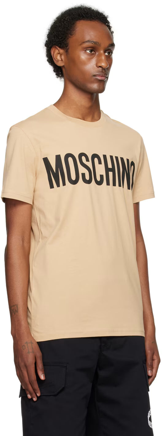 Beige Printed T-Shirt