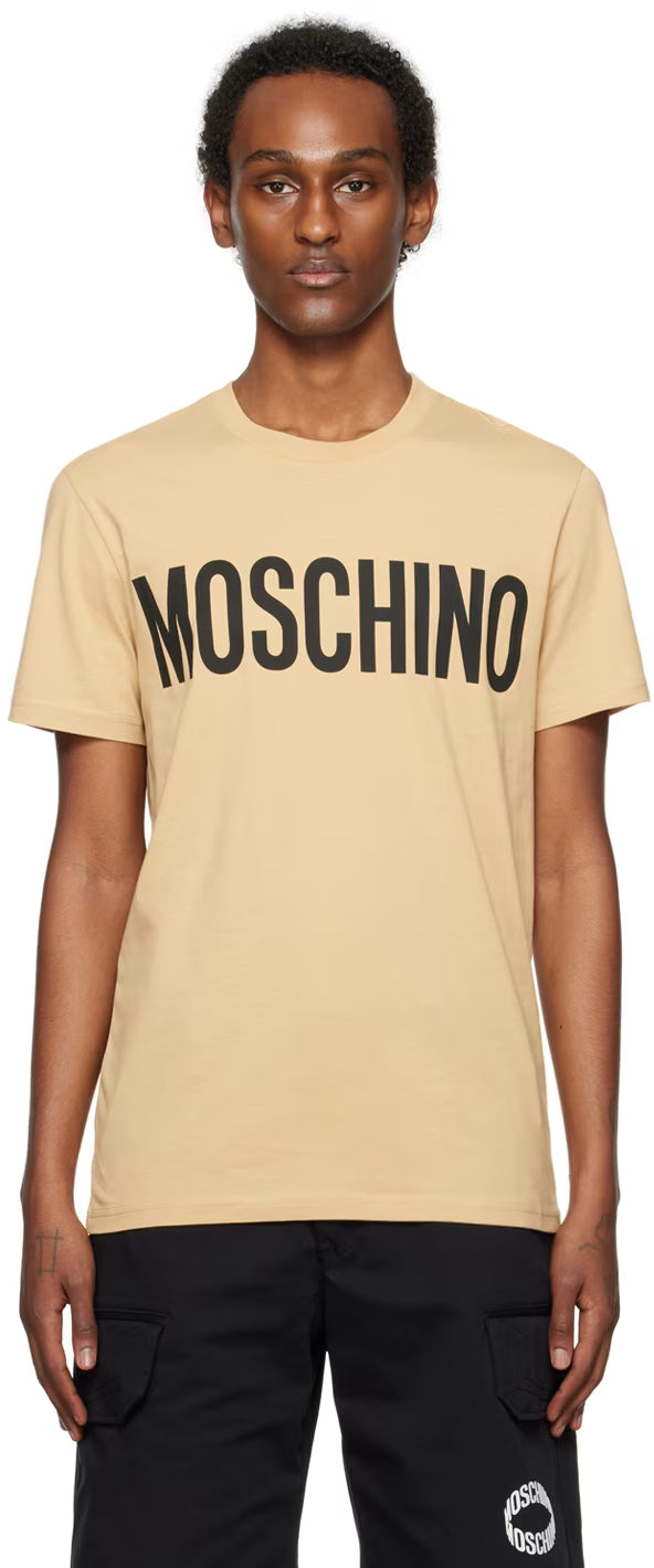 Beige Printed T-Shirt