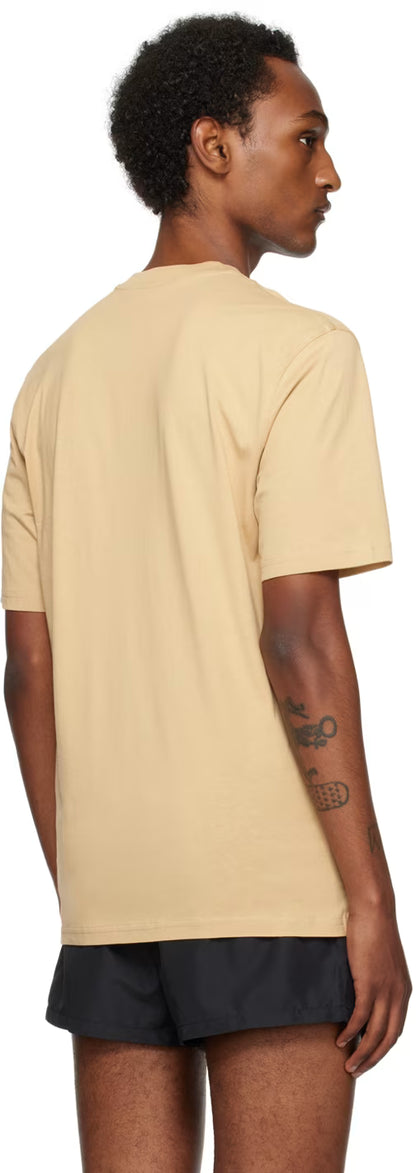 Beige Teddy Mesh T-Shirt