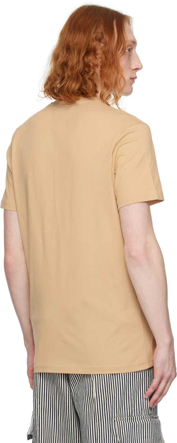 Beige Teddy Patch T-Shirt