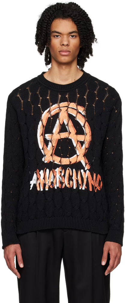 Black Anarchy Sweater