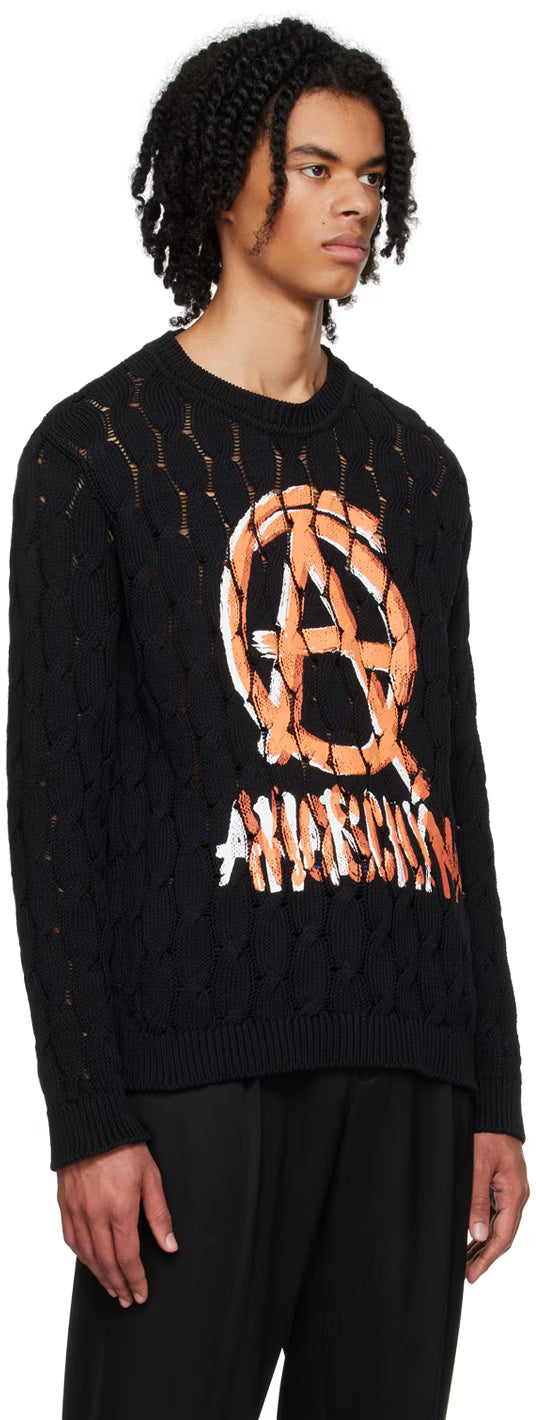 Black Anarchy Sweater