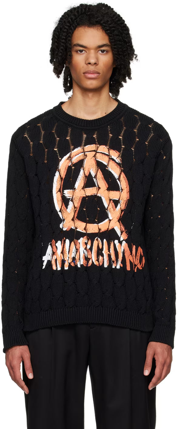 Black Anarchy Sweater