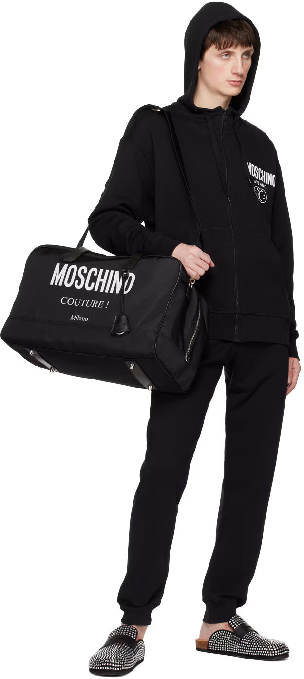 Black Double Smiley Hoodie