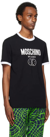 Black Double Smiley T-Shirt