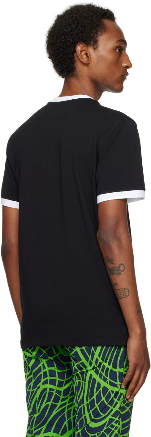 Black Double Smiley T-Shirt