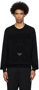 Black Embroidered Sweater