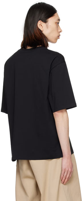 Black Embroidered T-Shirt