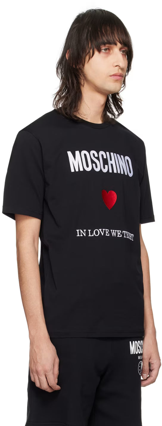 Black 'In Love We Trust' T-Shirt