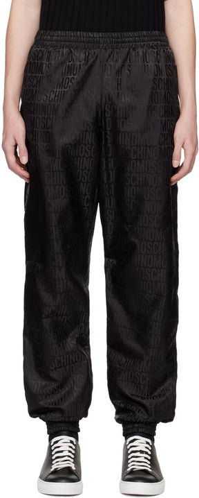 Black Jacquard Trousers