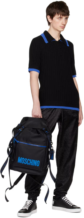 Black Jacquard Trousers