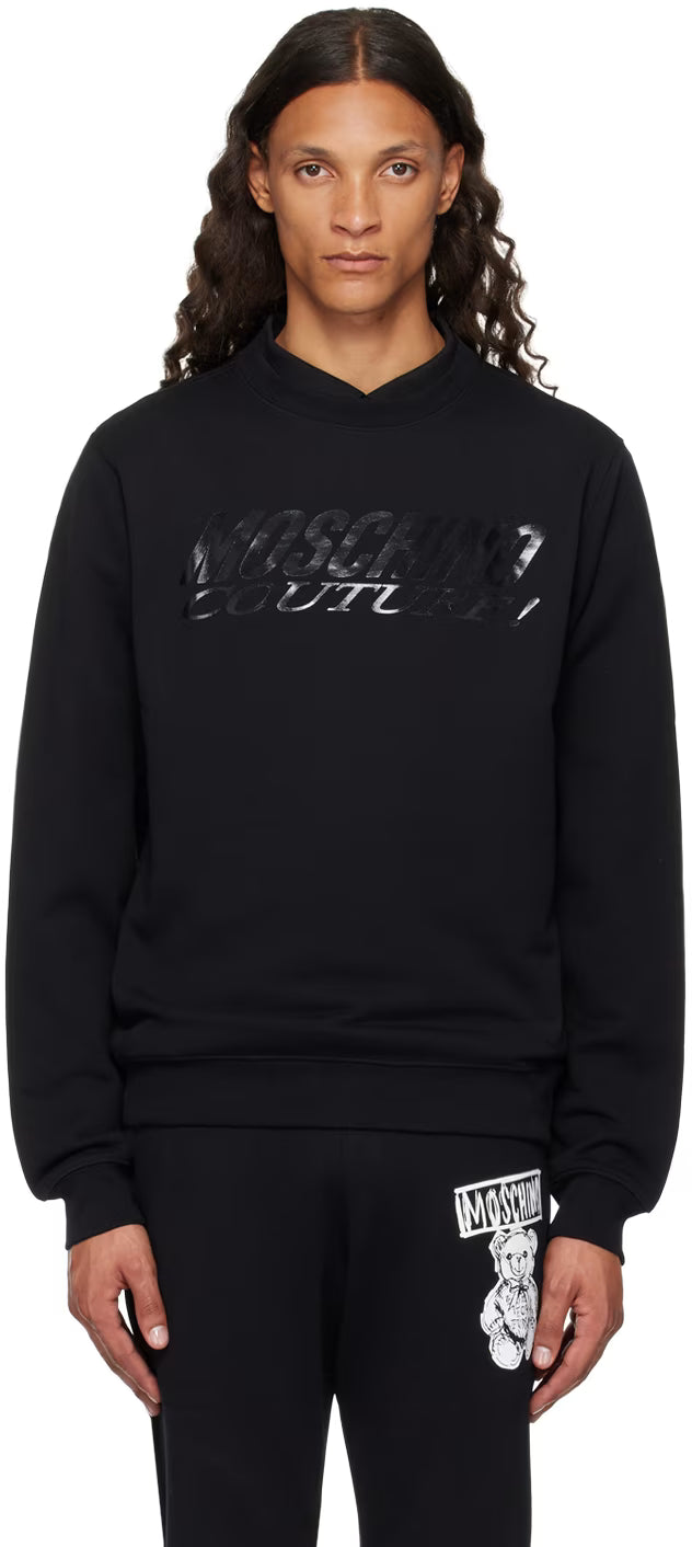 Black 'Moschino Couture!' Sweatshirt