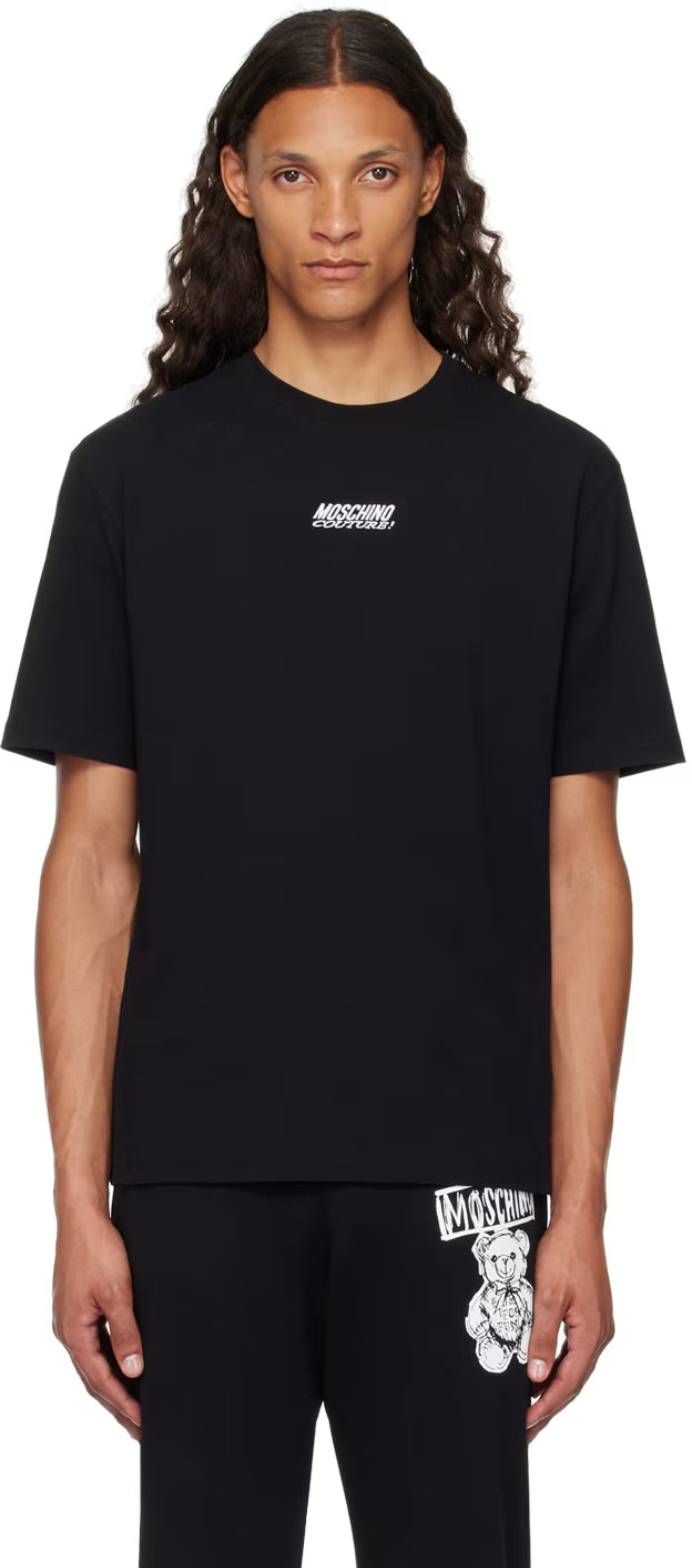 Black 'Moschino Couture!' T-Shirt