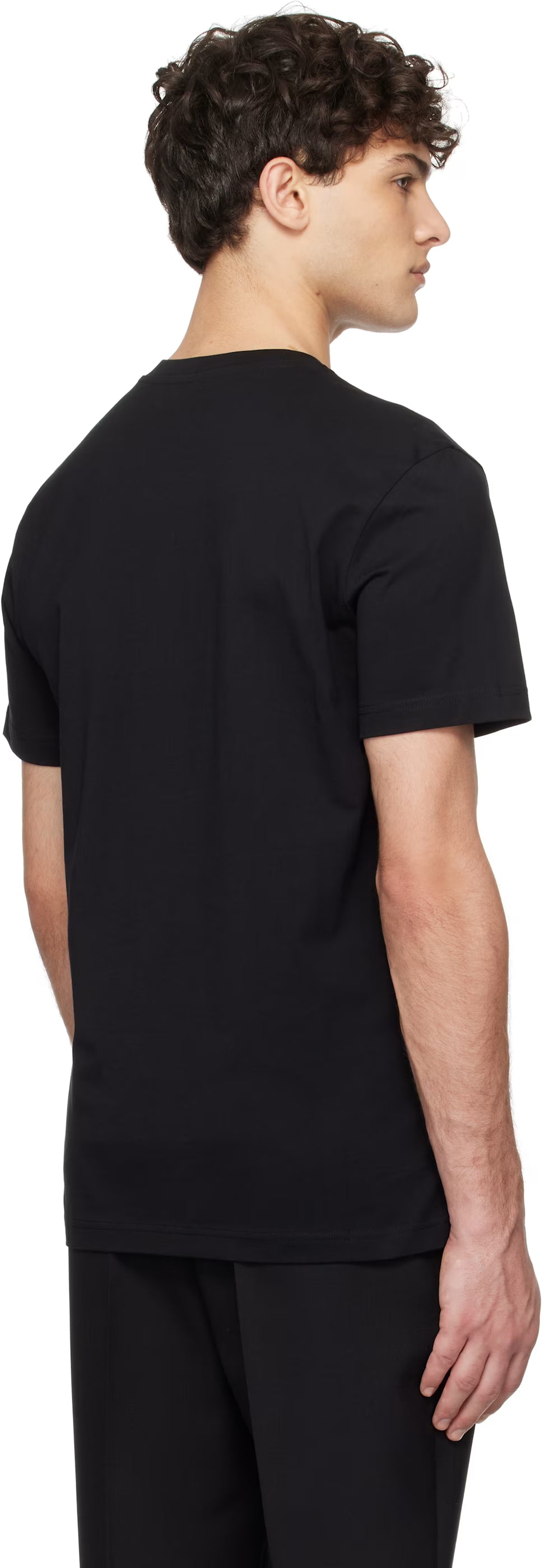 Black 'Moschino' Institutional T-shirt