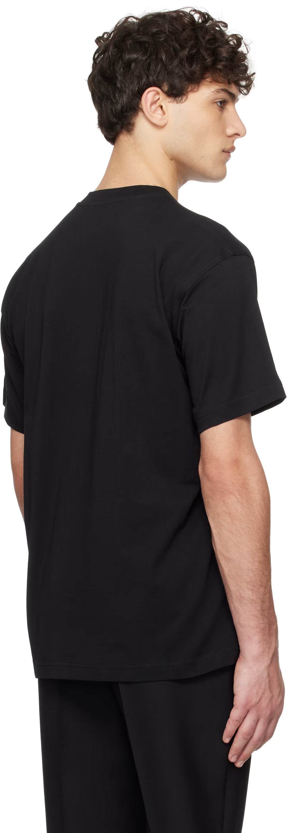 Black 'Moschino' Teddy Bear T-shirt