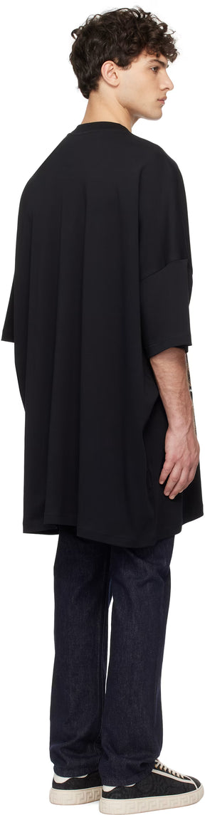Black Oversized Maxi Teddy Bear T-shirt