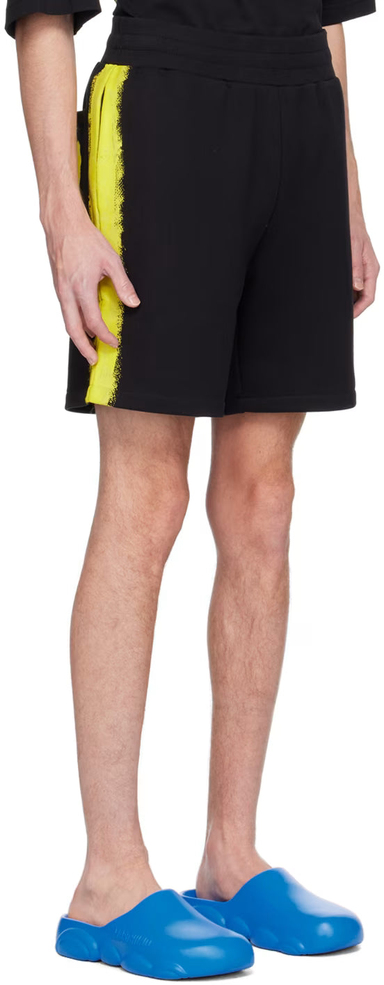 Black Paint Shorts