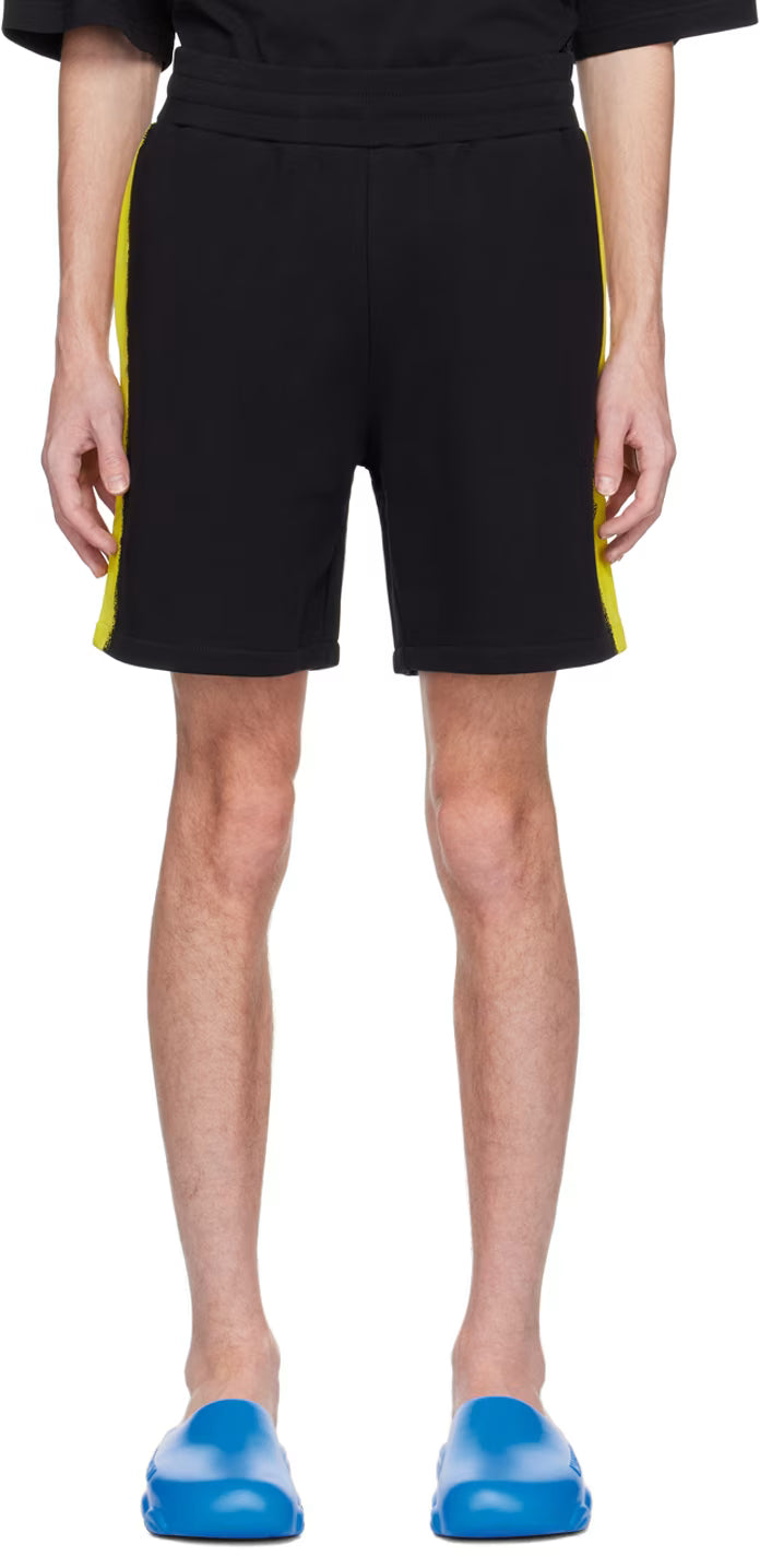 Black Paint Shorts