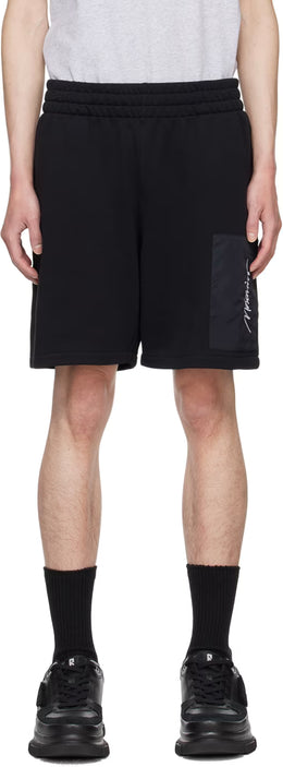 Black Patch Pocket Shorts
